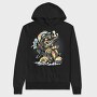 Motorcycle Skull 66, Hanorac Oversize Barbati (Unisex)