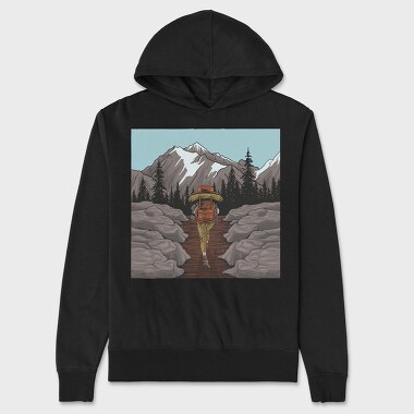 Mountain Trekker, Hanorac Oversize Barbati (Unisex)