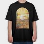 Desert Sunset Lover, Tricou Oversize Barbati (Unisex)