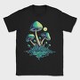 Mystic Mushroom Glow, Tricou Barbati (Unisex)