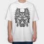 Skull Wings Guns, Tricou Oversize Barbati (Unisex)