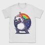 Panda Dabbing Rainbow, Tricou Barbati (Unisex)