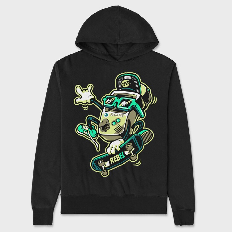 Rebel X Game Skate, Hanorac Oversize Barbati (Unisex)
