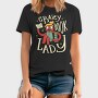 Crazy Book Lady, Tricou Barbati (Unisex)