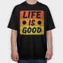 Lifegood Vibes, Tricou Oversize Barbati (Unisex)