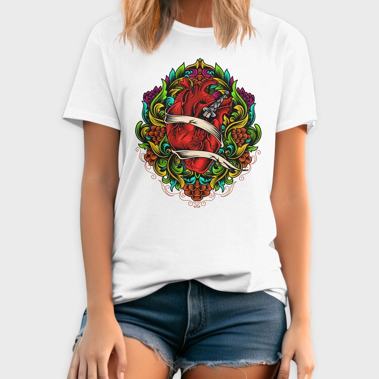 Heart Beast Roar, Tricou Barbati (Unisex)