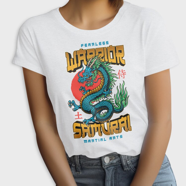 Fearless Samurai Dragon, Tricou Femei