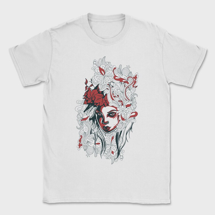 Red Rose Queen, Tricou Barbati (Unisex)