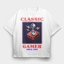 Retro Gaming Classic, Tricou Oversize Barbati (Unisex)