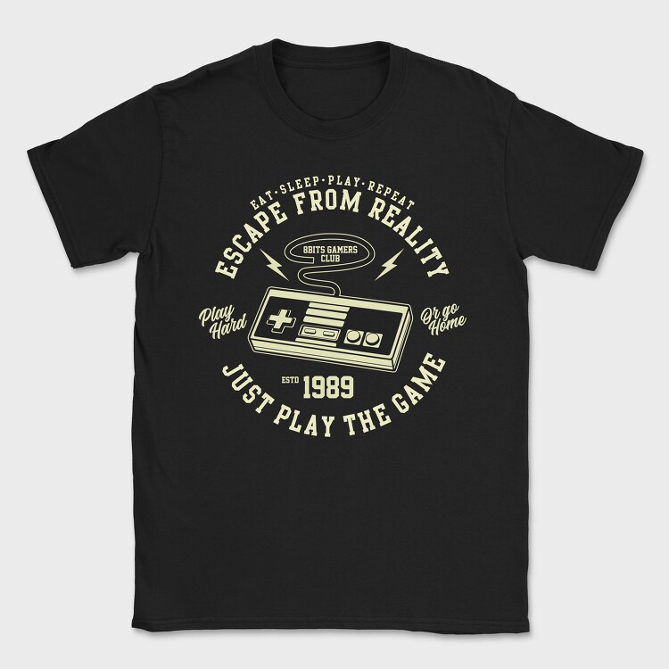 Retro Gaming Club, Tricou Barbati (Unisex)