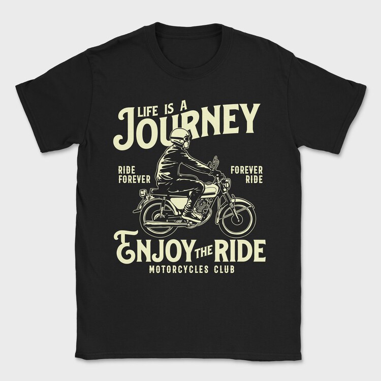 Ride Forever Journey, Tricou Barbati (Unisex)