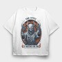 The Devil Is Waiting for You, Tricou Oversize Barbati (Unisex)