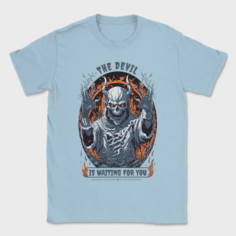 The Devil Is Waiting for You, Tricou Barbati (Unisex)