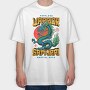 Fearless Samurai Dragon, Tricou Oversize Barbati (Unisex)