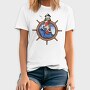 Lighthouse Storm Ship Wheel, Tricou Barbati (Unisex)