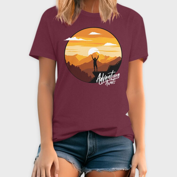Adventure Summit, Tricou Barbati (Unisex)