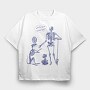 The Best Boy Skeleton, Tricou Oversize Barbati (Unisex)