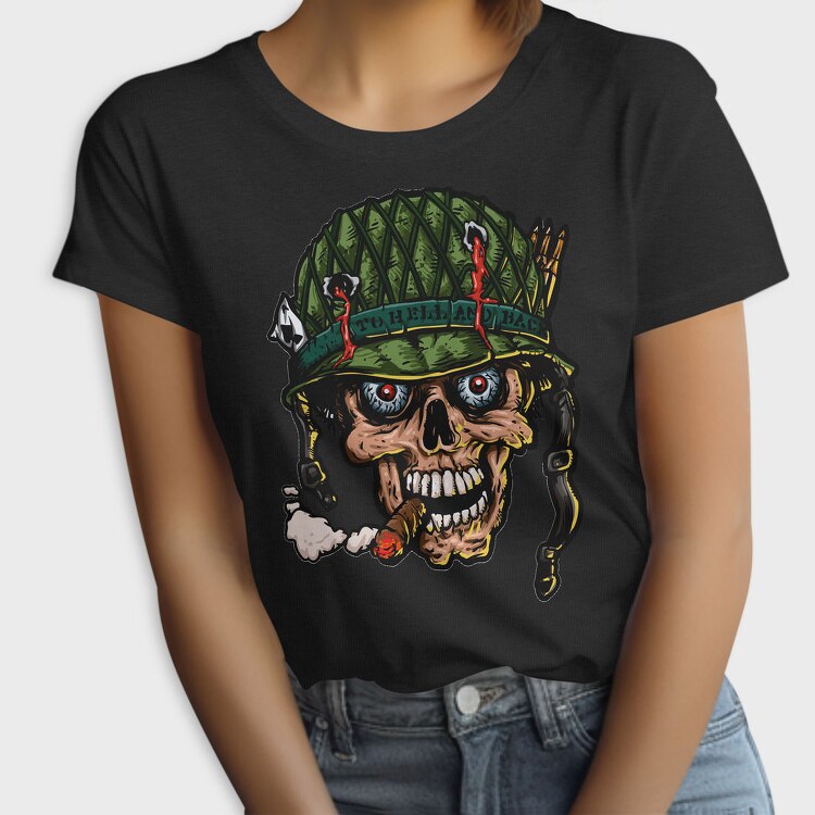 Hell And Back Skull, Tricou Femei