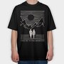 Take Me to the Mountain Monochrome, Tricou Oversize Barbati (Unisex)
