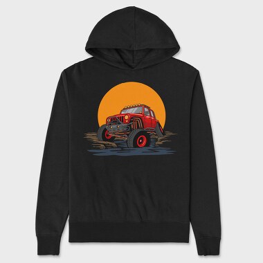Offroad Beast, Hanorac Oversize Barbati (Unisex)