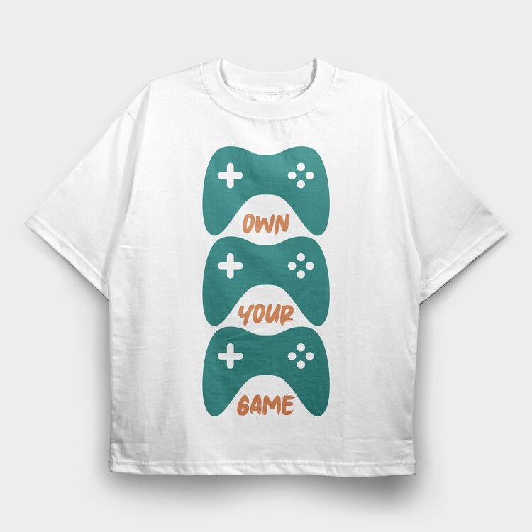Own Your Game, Tricou Oversize Barbati (Unisex)