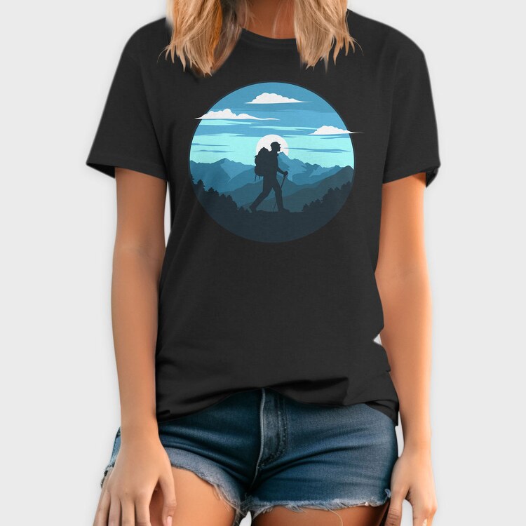 Hiking Horizon, Tricou Barbati (Unisex)