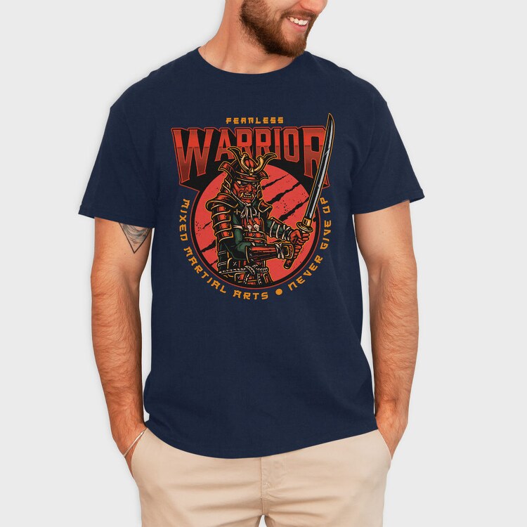 Fearless Warrior Arts, Tricou Barbati (Unisex)