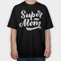 Neon Wolf Howl, Tricou Oversize Barbati (Unisex)
