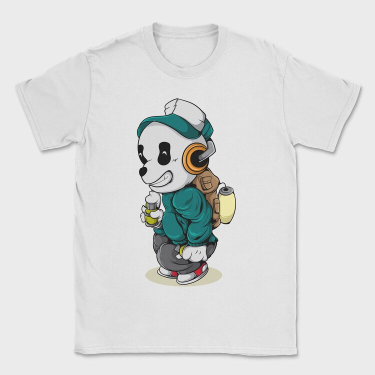 Panda Pilot, Tricou Barbati (Unisex)