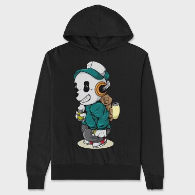 Panda Pilot, Hanorac Oversize Barbati (Unisex)
