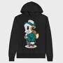 Panda Pilot, Hanorac Oversize Barbati (Unisex)