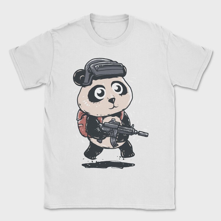 Panda Soldier, Tricou Barbati (Unisex)