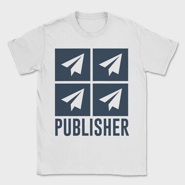 Paper Plane Publisher, Tricou Barbati (Unisex)