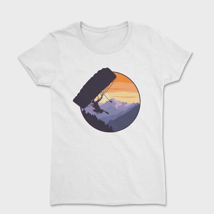 Paragliding Sunset, Tricou Femei