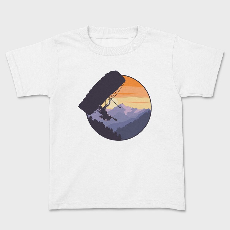 Paragliding Sunset, Tricou Copii