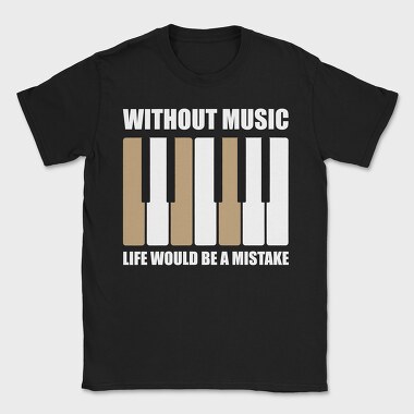 Piano Keys Harmony, Tricou Barbati (Unisex)
