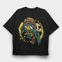 Pilot Parrot, Tricou Oversize Barbati (Unisex)