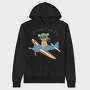 Pilot Pup Soar, Hanorac Oversize Barbati (Unisex)
