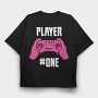 Pink Thunder Game, Tricou Oversize Barbati (Unisex)