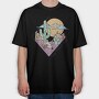 Desert Cactus Adventure, Tricou Oversize Barbati (Unisex)