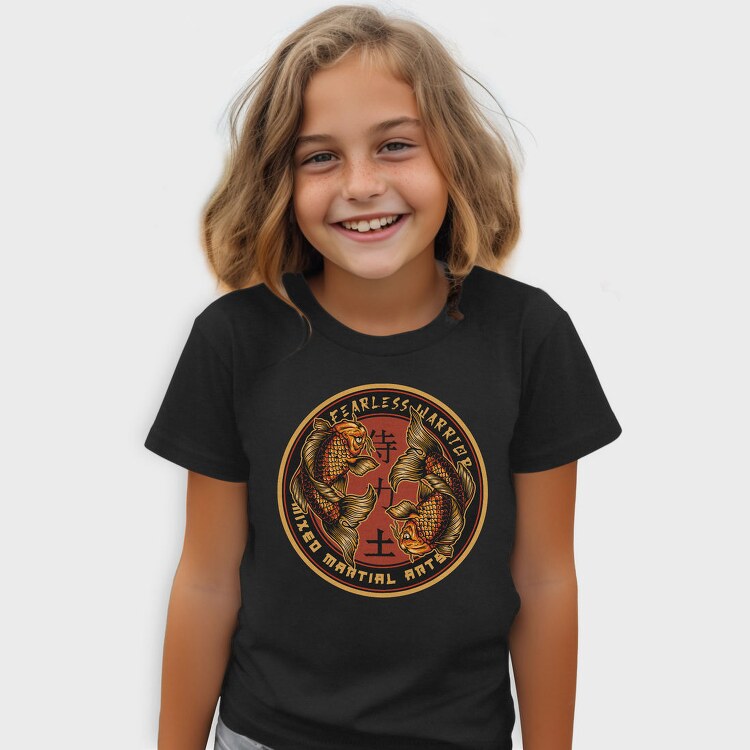 Fearless Warrior Koi, Tricou Copii