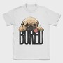 Pug Bored Tongue Out, Tricou Barbati (Unisex)