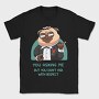 Pug In Tuxedo, Tricou Barbati (Unisex)