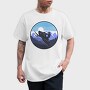 Snowboarders Moonrise, Tricou Barbati (Unisex)
