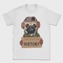 Pug Pilot Victory, Tricou Barbati (Unisex)