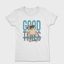 Pug Surfing Good Waves, Tricou Femei