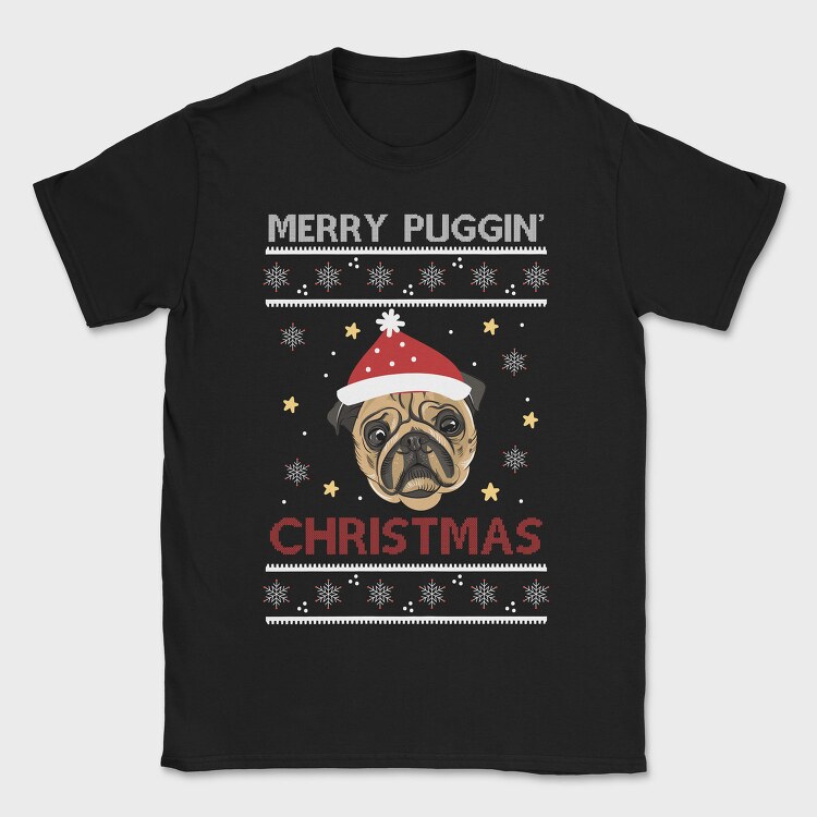Pugmas, Tricou Barbati (Unisex)