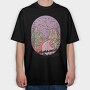 Desert Cactus Night, Tricou Oversize Barbati (Unisex)