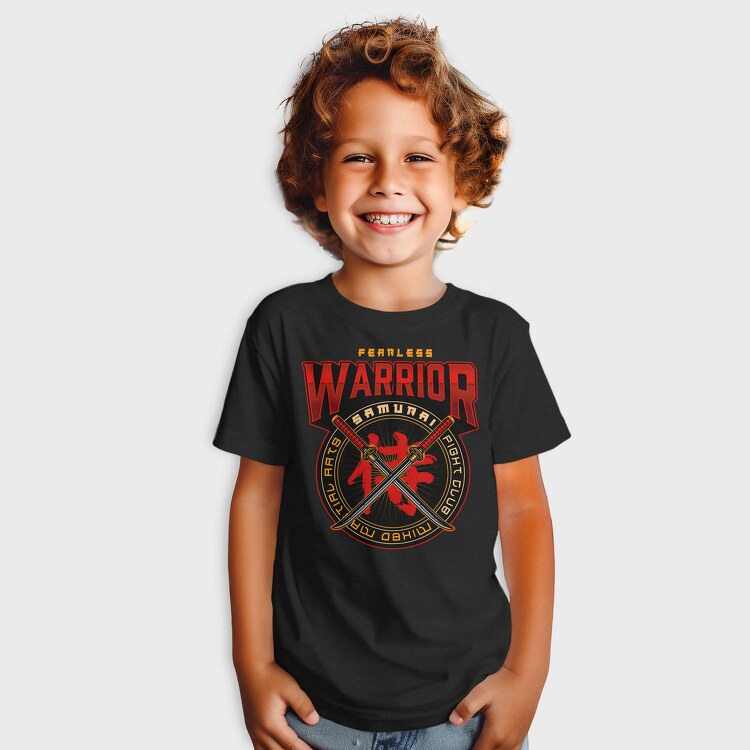 Fearless Warrior Samurai, Tricou Copii