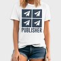 Paper Plane Publisher, Tricou Barbati (Unisex)